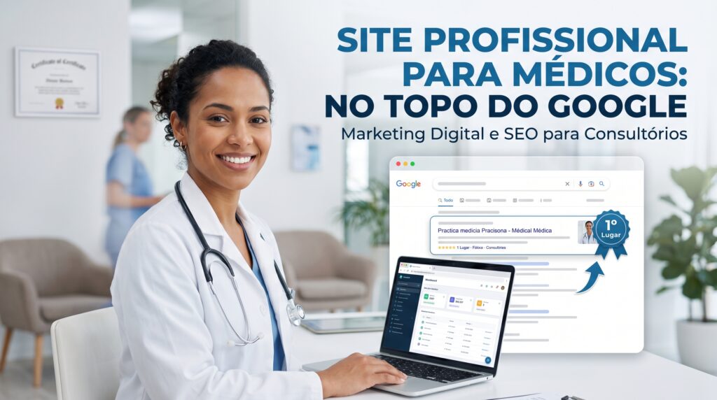 Site Profissional para Médicos: Rankeie no Topo do Google